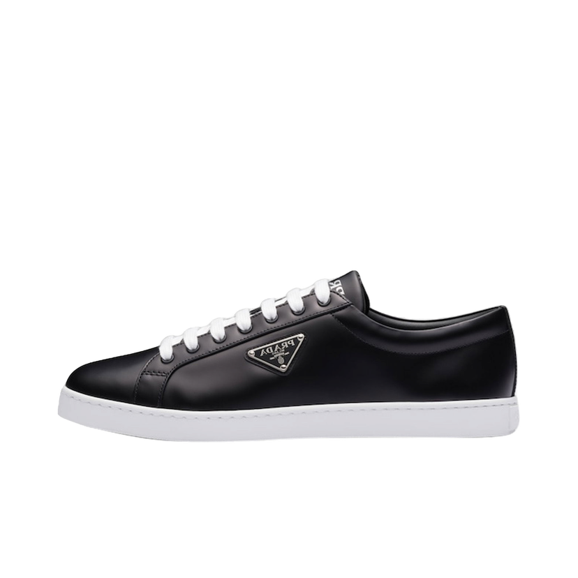 Sneakers och skor Prada Brushed Sneakers Leather 'Black White' Svart | 2EE376_3F0E_F0632