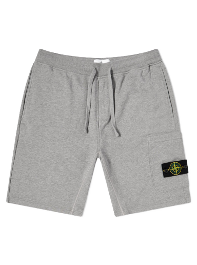 Shorts Stone Island Garment Dyed Sweat Short Grå | 761564651-V0M64