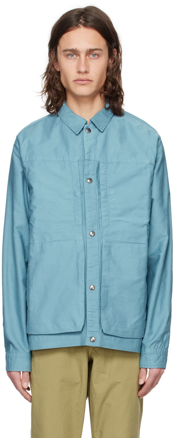 Skjorta Paul Smith PS Paul Smith Patch Jacket Blå | M2R-692Y-M22040-41