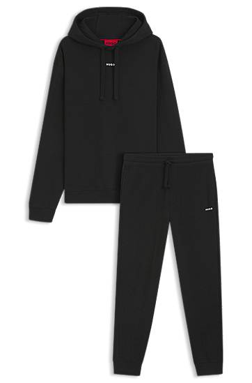 Träningsoverall BOSS Relaxed-Fit Tracksuit Svart | 50492581, 0