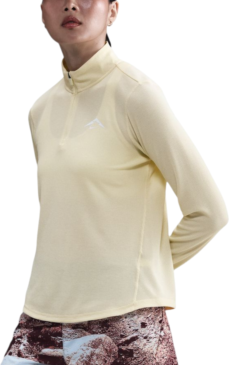 T-shirt Nike Trail Quarter-Zip Ribbed Long Sleeve Top Gul | hj2248-745, 0