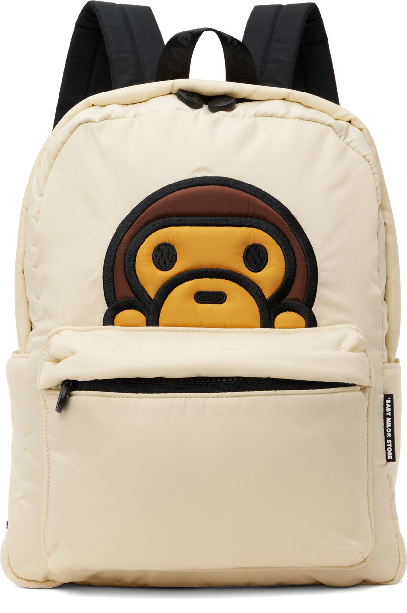 Ryggsäck BAPE BAPE Baby Milo Medium Backpack Beige | 0MXBGW4276XXO