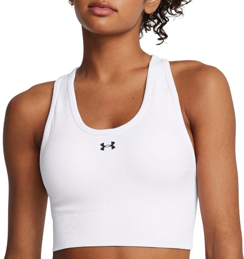 Behå Under Armour Vanish Seamless Mid Sports Bra Vit | 1384419-100