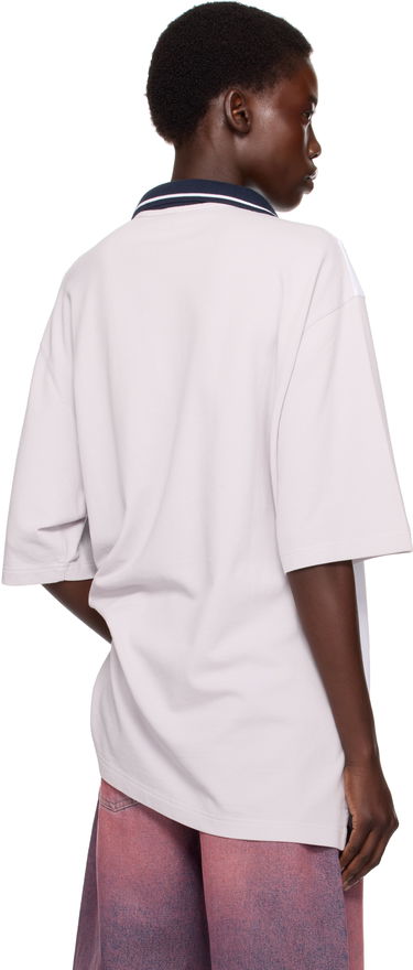 Polotröja Martine Rose Martine Rose Oversized Paneled Polo Rosa | 643JE03046, 2
