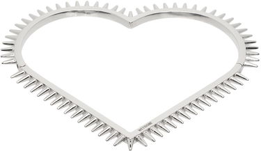 Halsband We11done We11done Heart Spike Bracelet Metallisk | WD-AJ1-23-531-U-SV, 0