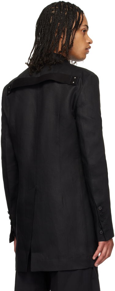 Jacka Rick Owens Rick Owens Hollywood Lido Blazer Svart | RU01E5753 TWL, 2
