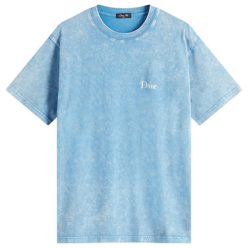 T-shirt Dime Classic Small Logo T-Shirt, Size Large Blå | DIME2SP2536SKY