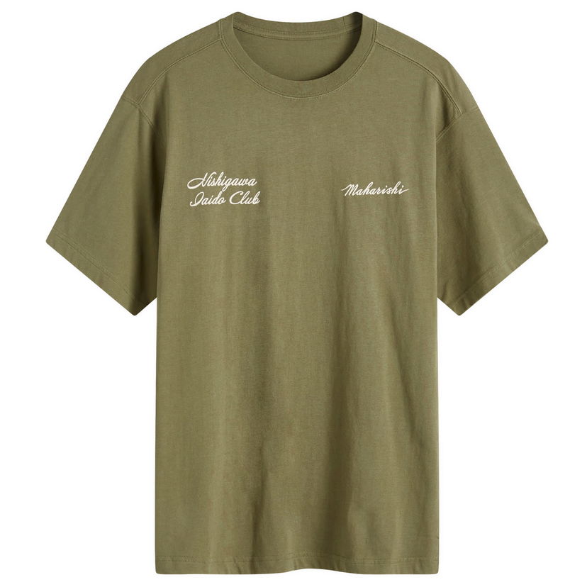 T-shirt Maharishi Kamon Graphic T-Shirt Grön | 1101-OLV