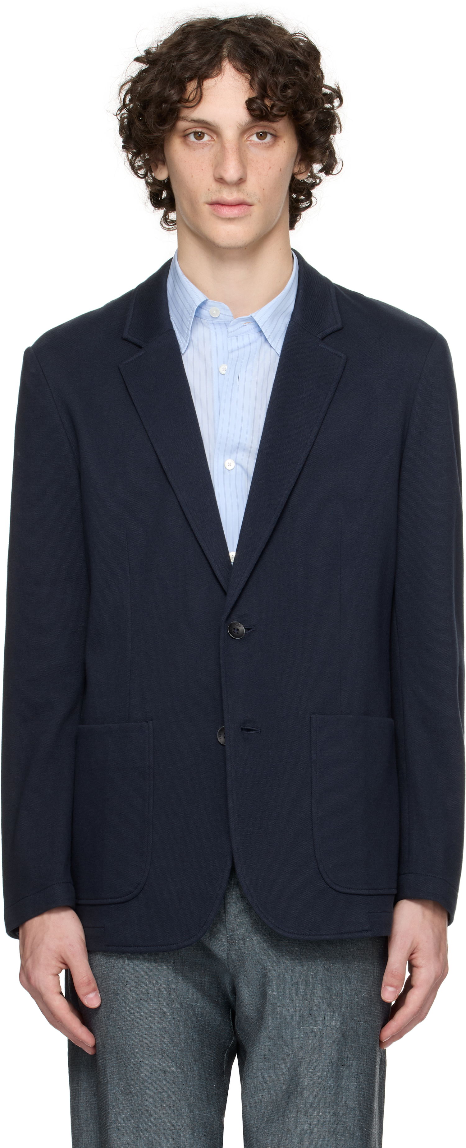 Jacka rag & bone Rag & Bone Butler Patch Pocket Blazer Mörkblå | MBW25P4006PIML, 0