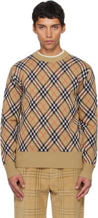 Burberry Check Snowdon Sweater