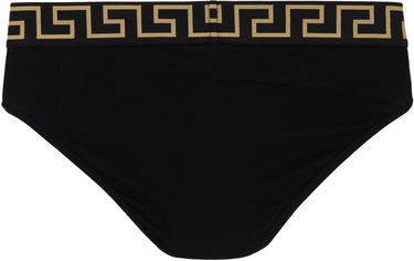 Trosor Versace Two-Pack Greca Border Briefs Svart | AU10180_1A10011, 4