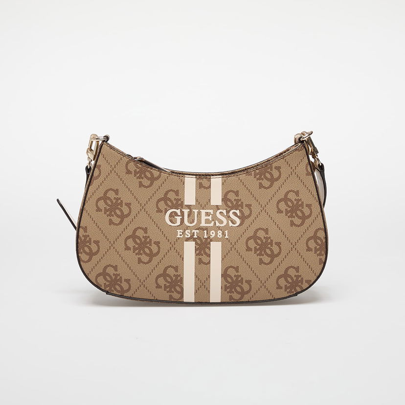 Axelväska GUESS GUESS Noelle II Top Zip Shoulder Bag Brun | HWOS9672180-LTL