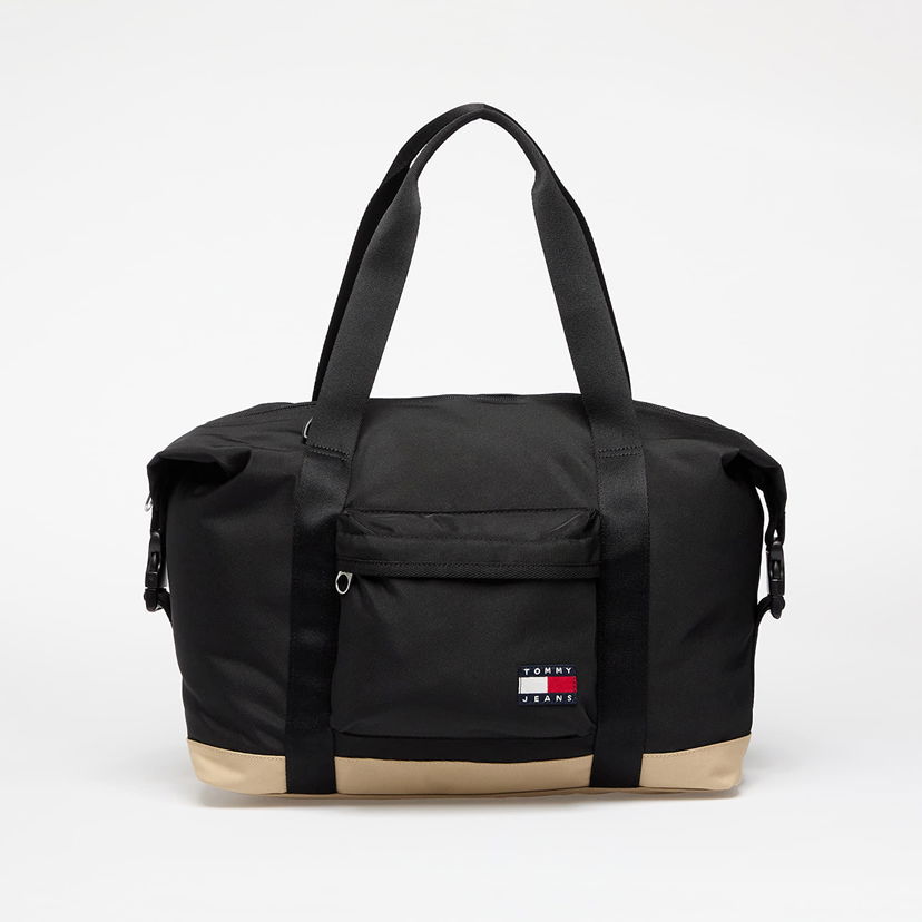 Tygpåse Tommy Hilfiger Tommy Jeans Essential Daily Duffle Bag Svart | AM0AM13322 BDS