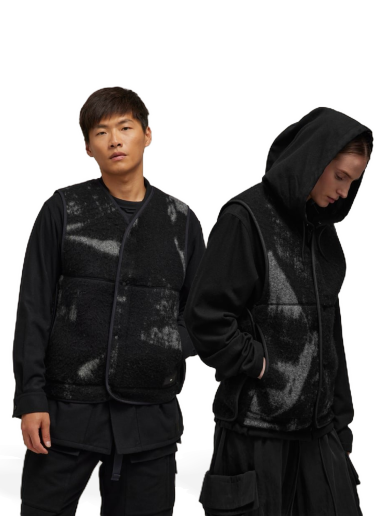 Väst Y-3 Y-3 Fuzzy Fleece Svart | IL2042