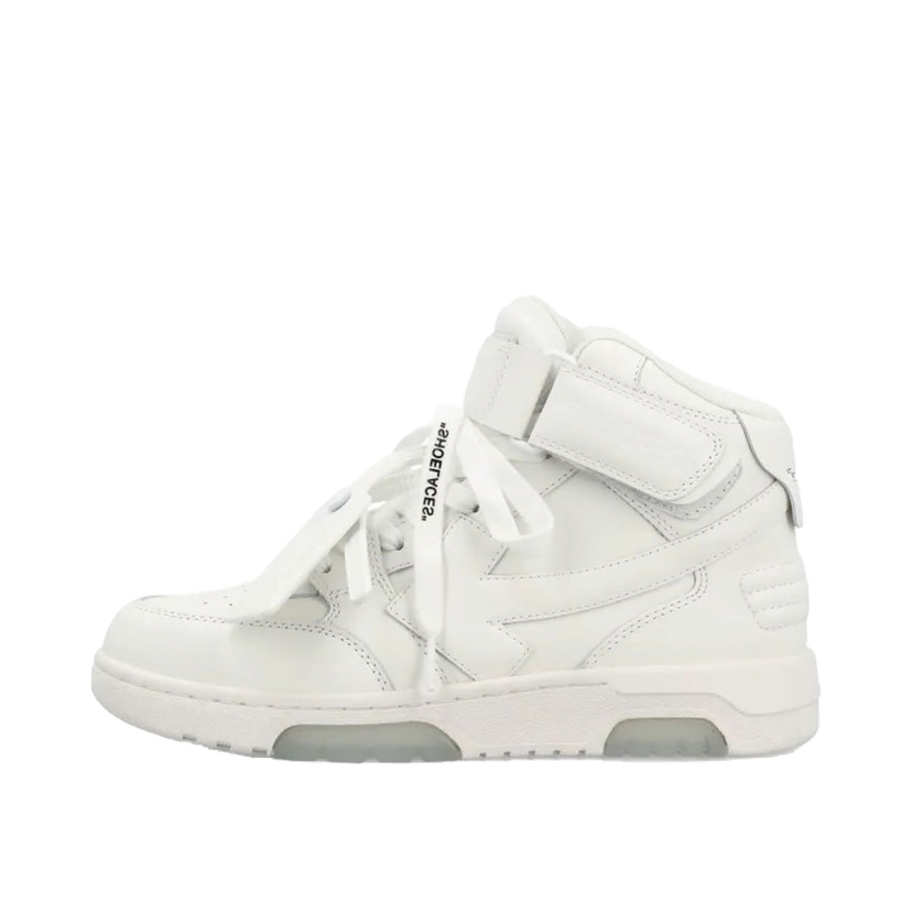 Sneakers och skor Off-White Out Of Office Mid Top "White" Vit | OWIA275C99-LEA002-0101
