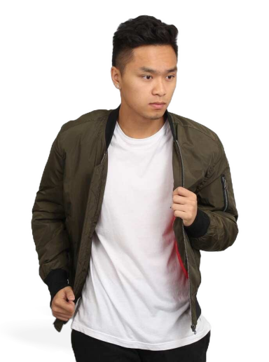 Bomberjacka Urban Classics 2-Tone Bomber Jacket Grön | tb1446 green