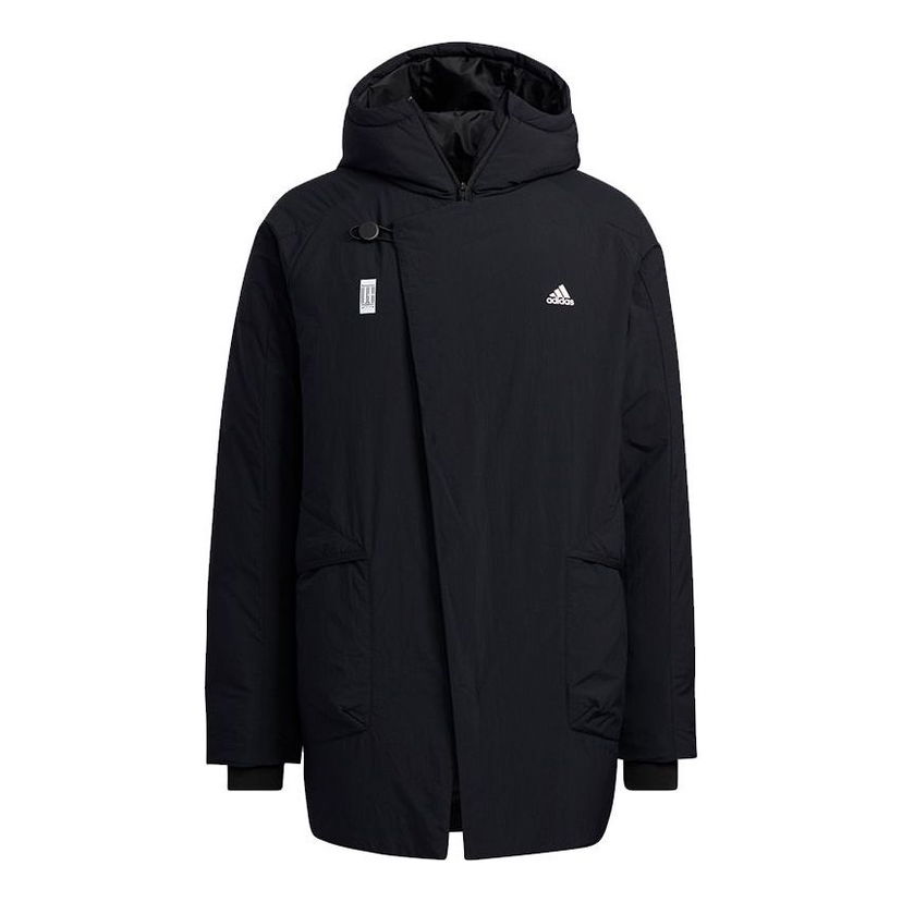 Parkas adidas Originals Wuji Series Mid-Length Hooded Down Jacket Svart | H23102
