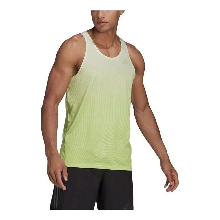 Linne adidas Performance Adizero Engineered Men's Running Tank Top Gul | HE4647