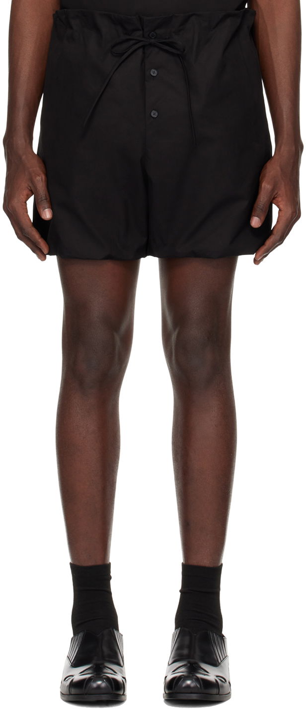 Shorts We11done We11done Puff Shorts Svart | WD-PT1-24-201-M-BK