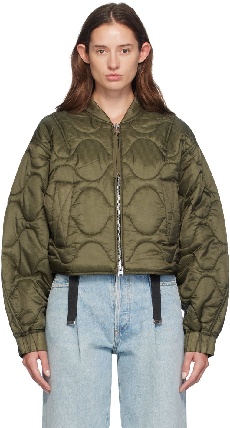 Bomberjacka AGOLDE Iona Bomber Jacket Grön | A5031