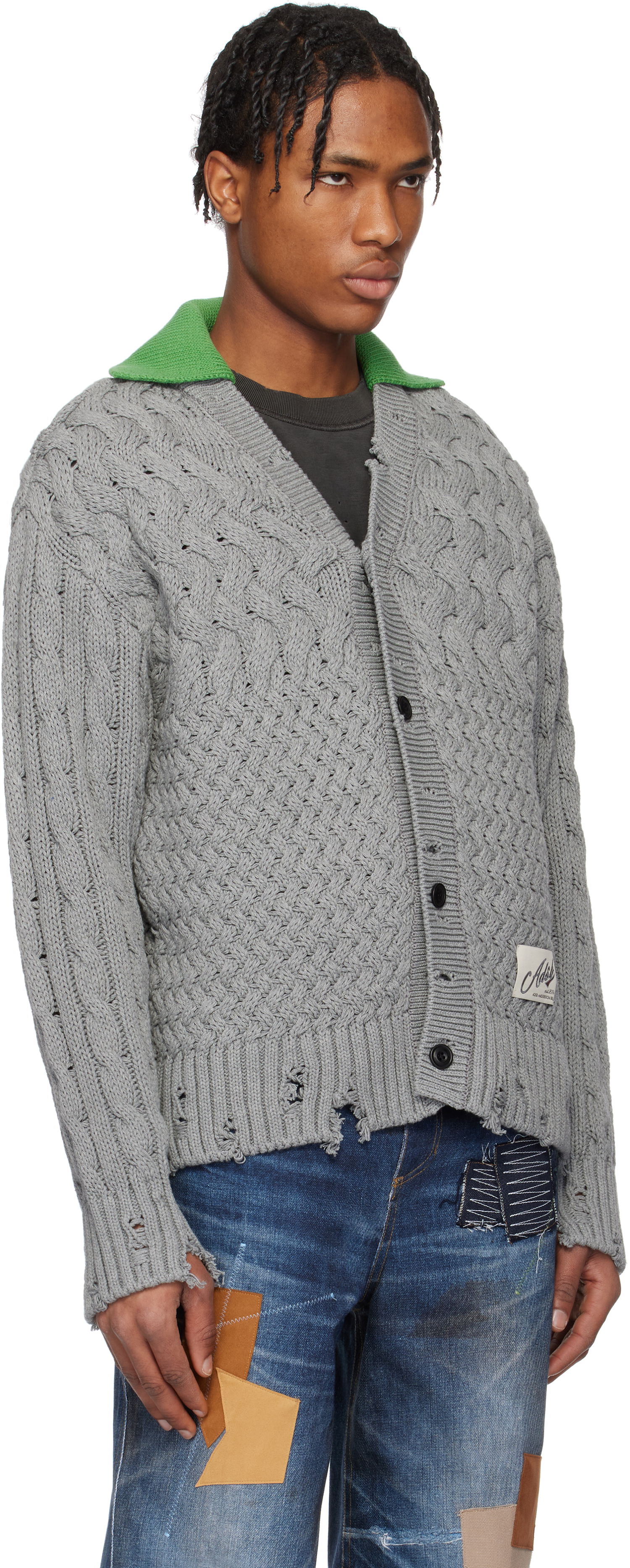 Sweater Andersson Bell Andersson Bell V-Neck Knit Cardigan Grå | atb1241m, 1
