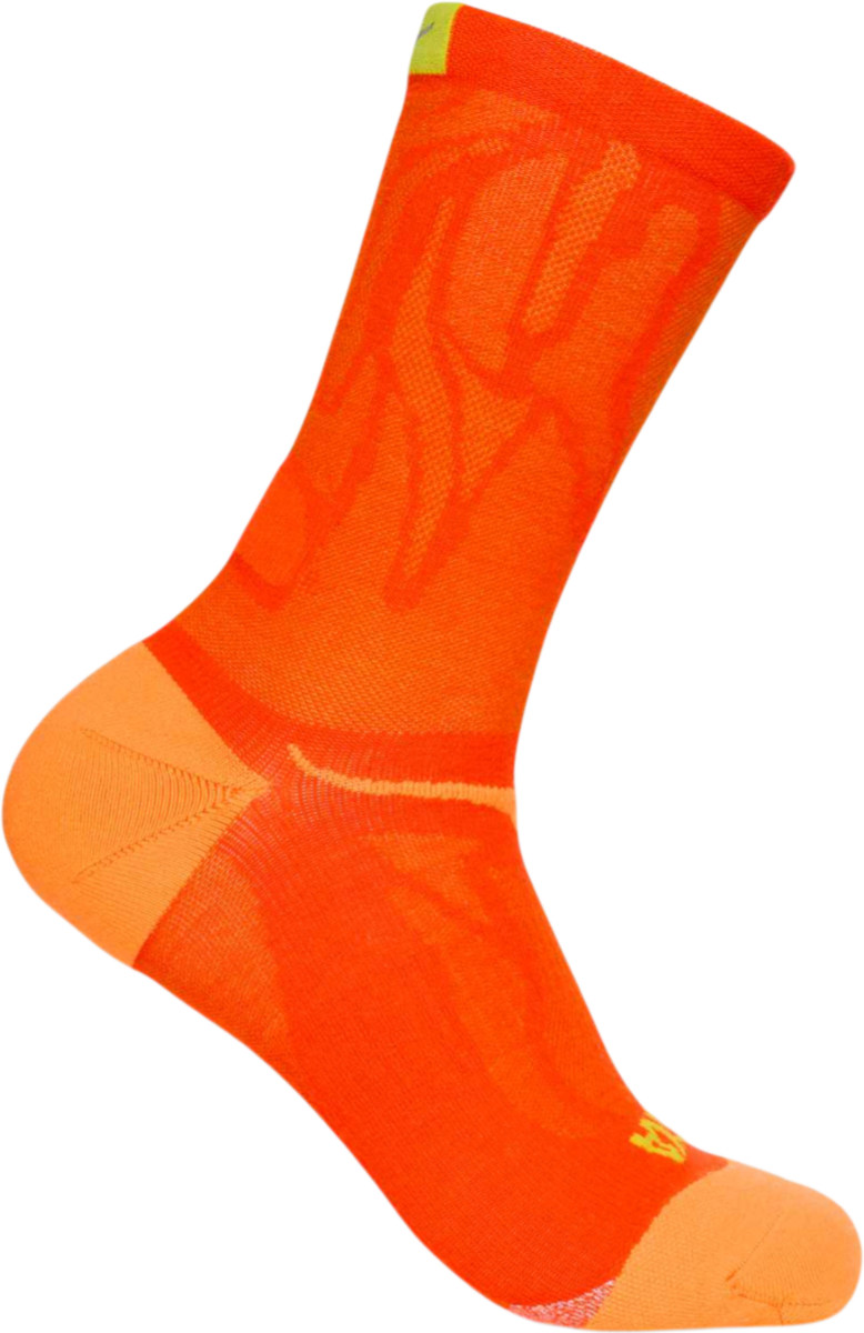 Strumpor Hoka One One Hoka Clifton Crew Run Socks Orange | 1164333-lva