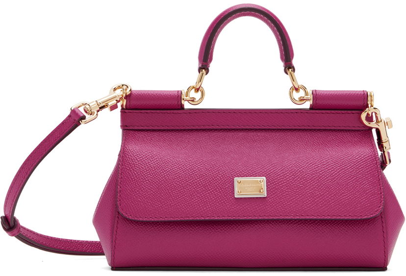 Handväska Dolce & Gabbana Pink Small Sicily Bag Rosa | BB7116 A1001
