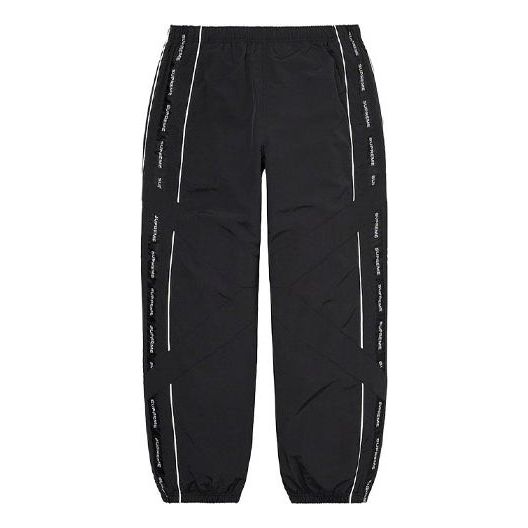Träningsbyxor Supreme Cross Paneled Track Pants Svart | SUP-SS21-588