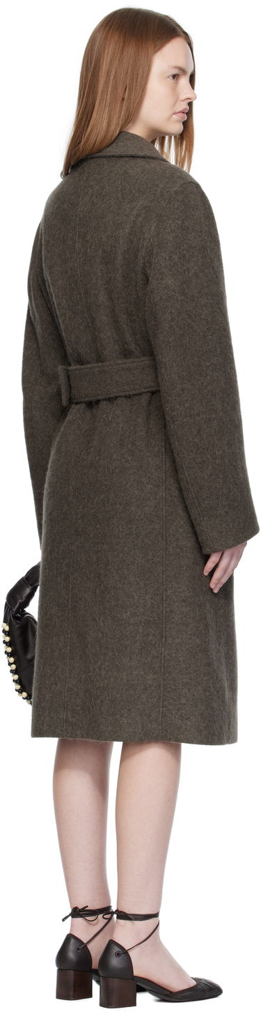 Rockar LEMAIRE LEMAIRE Belted Tailored Coat Brun | CO1119 LF504, 2
