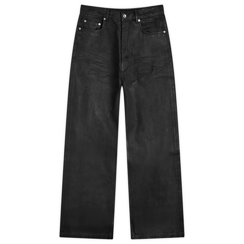 Jeans Rick Owens DRKSHDW Geth Coated Jeans Svart | DU02E7351-BW-99X