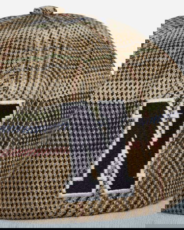 Keps Noah Plaid Crown 5-Panel Cap Tan Grön | H120SS24 TPD, 6