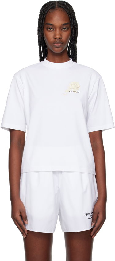 T-shirt Off-White Off-White Roses Arrows Boxy T-Shirt Vit | OWAA124S25JER0010110, 0