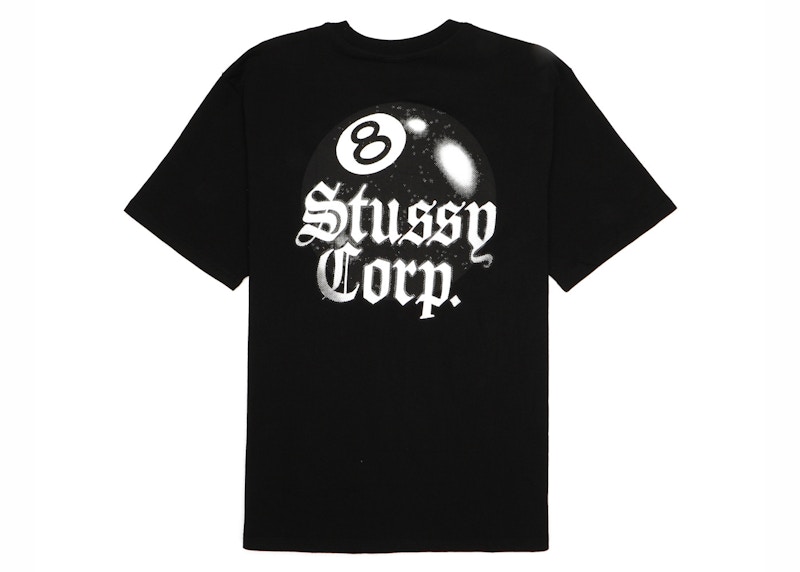T-shirt Stüssy Stussy Corp. Graphic T-Shirt Svart | 1904868_BLAC