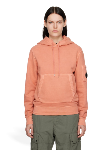 Sweatshirt C.P. Company Lens Hoodie Rosa | 13CMSS009A-006372R