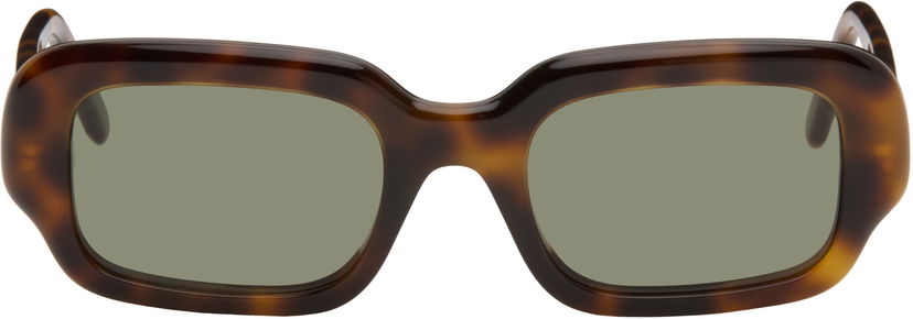 Solglasögon Loewe Rectangular Slim Sunglasses Brun | LW40158I5152N 192337200236