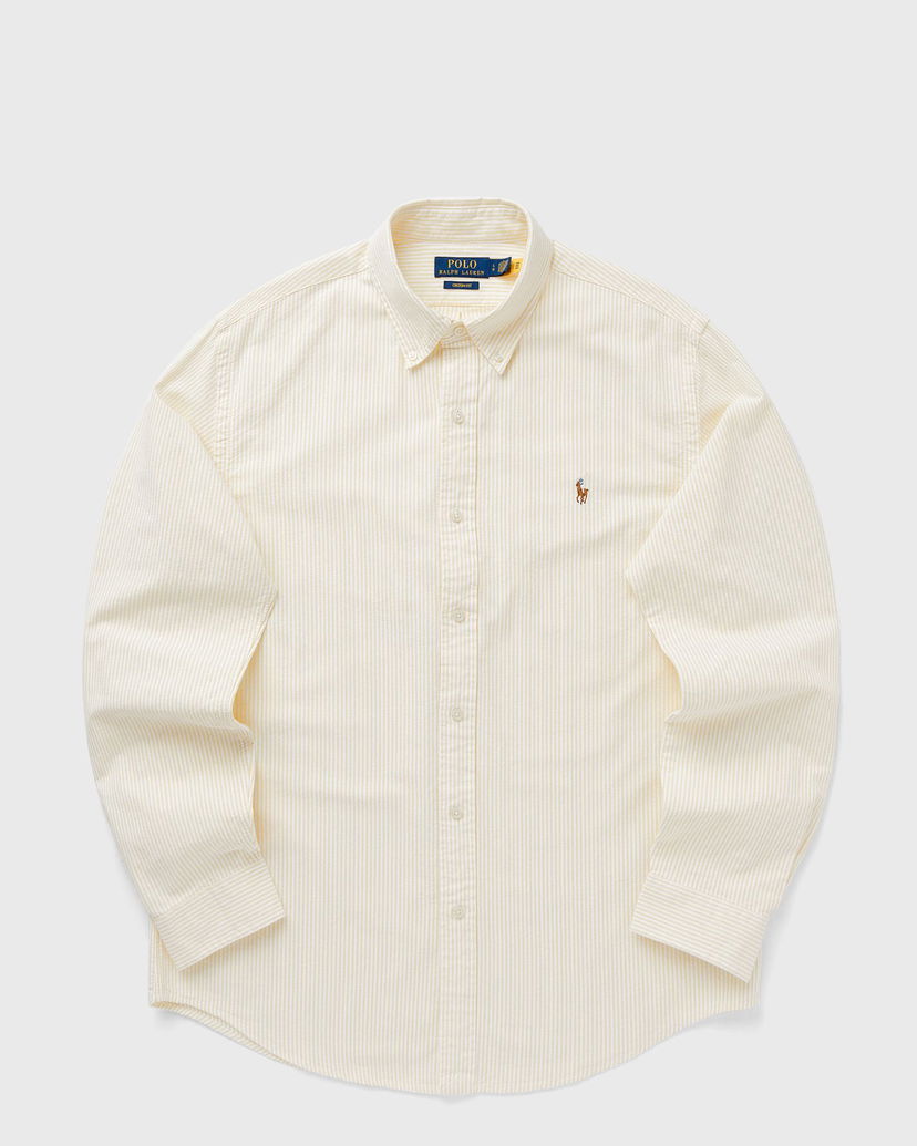 Skjorta Polo by Ralph Lauren Polo Ralph Lauren Striped Custom Fit Sport Shirt Gul | 710953704004