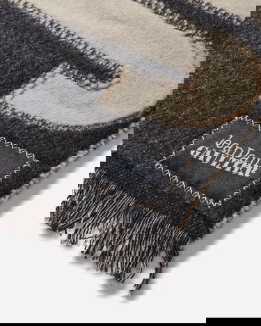 Halsduk Jean Paul Gaultier Jean Paul Gaultier Oversized Logo Scarf Svart | 2503UAC016W026 0300, 2