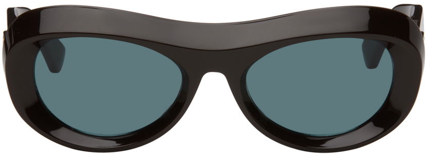 Solglasögon Bottega Veneta Scoop Round Acetate Sunglasses Brun | BV1284S