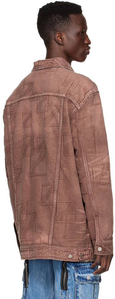 Jacka We11done We11done Denim Trucker Jacket Brun | WD-DJ1-22-366-U-BR, 2