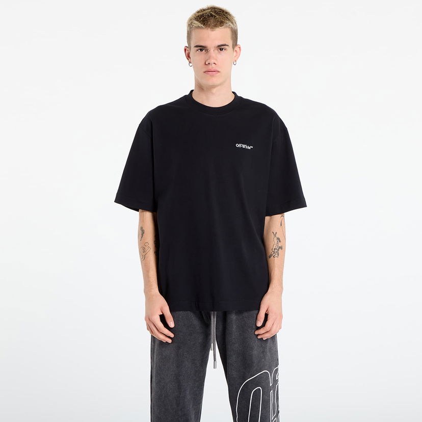 T-shirt Off-White Off-White Landscape Arrow Skate S/S Tee Svart | OMAA120F25JER0051001