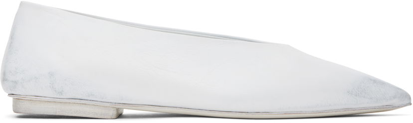 Kläder Marsèll Marsell Ago Ballerina Flats Vit | MW8160 P034