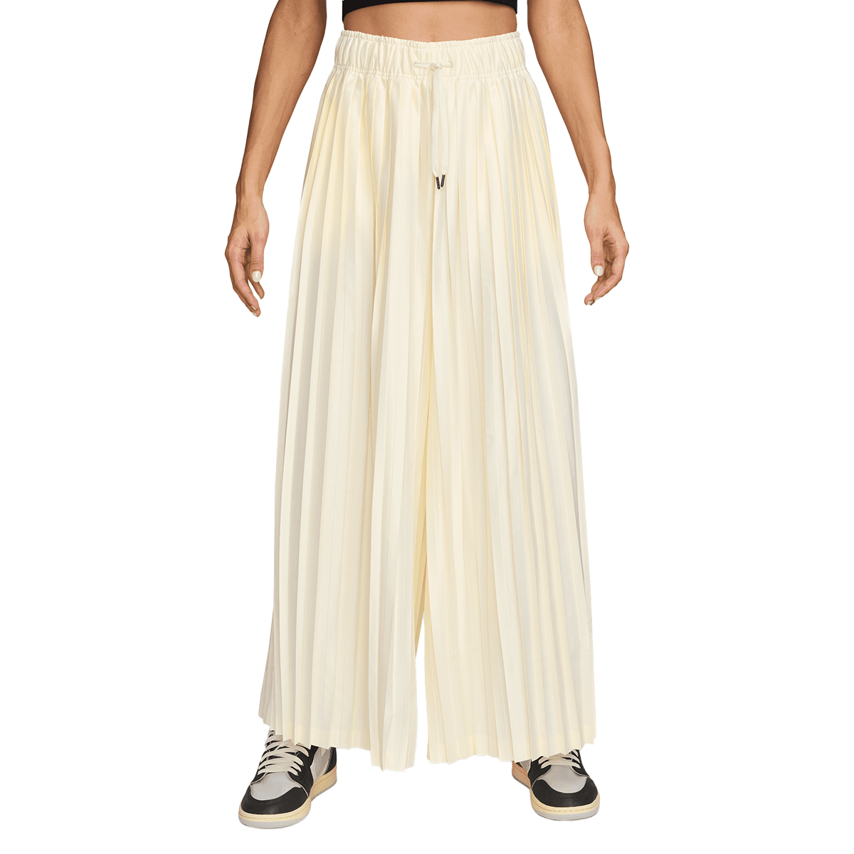 Byxor Nike Sportswear Pleated Wide-Leg Pants Gul | HJ0520-133, 0