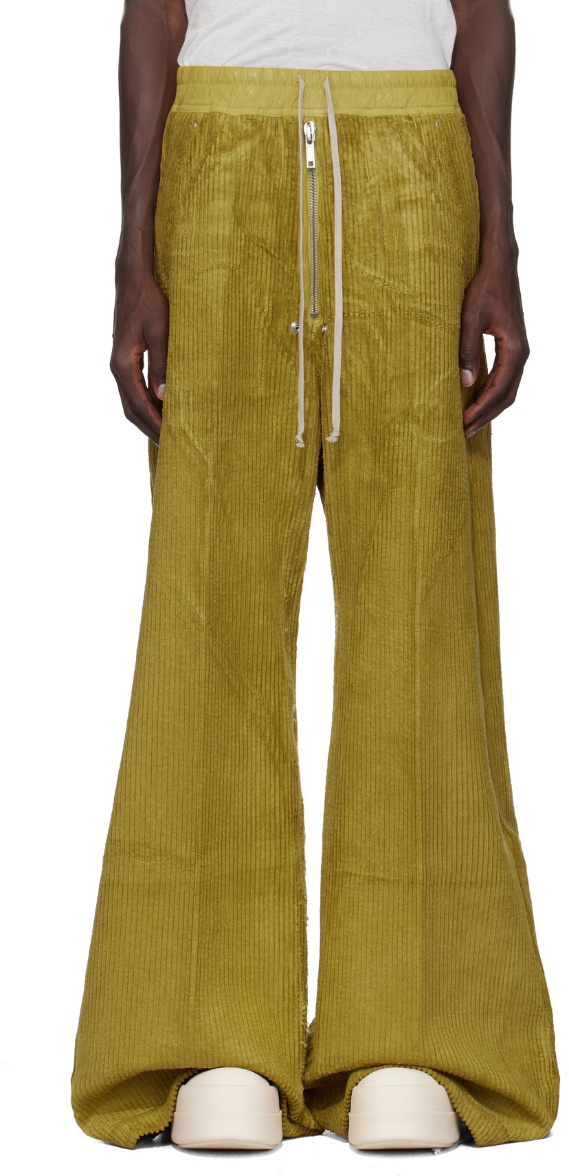 Byxor Rick Owens Porterville Get Belas Trousers Gul | DU02D2378 HCF