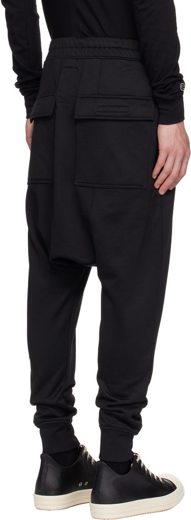 Träningsbyxor Rick Owens Rick Owens Champion Edition Prisoner Drawstring Sweatpants Svart | CM01E1689 CHJS SHINY SWEAT JERSE, 2