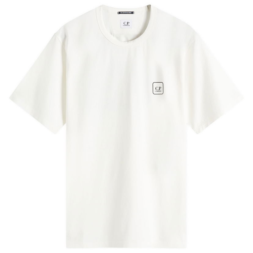 T-shirt C.P. Company Metropolis Series Urban Tech T-Shirt Vit | 18CLTS049A-006370W-103
