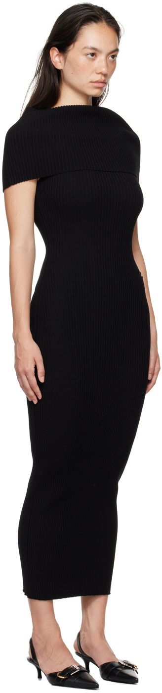 Klä Courrèges Twist Maxi Dress Svart | 324MRO469FI0001, 1