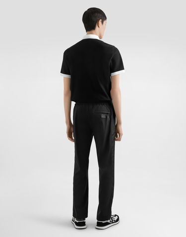 Byxor Dolce & Gabbana Dolce & Gabbana Structured Wool Canvas Trousers Svart | GP14UTFURK8N0000, 2
