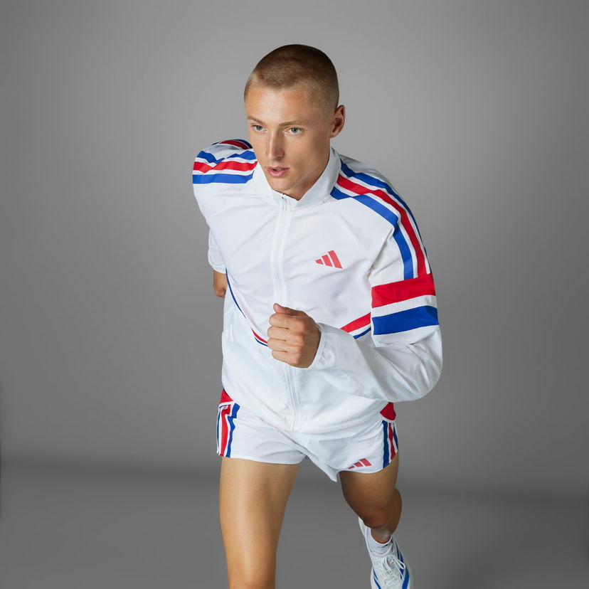 Vindjacka adidas Performance Retro Running Jacket Vit | JD7317