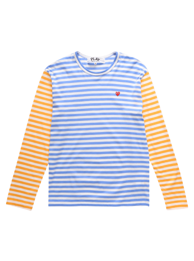 T-shirt Comme des Garçons PLAY Bi-Color Striped T-Shirt Flerfärgad | P1T318 1