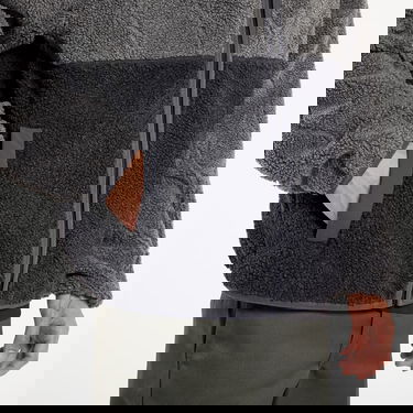 Jacka Tommy Hilfiger Teddy Essential Jacket Black Svart | DM0DM19644 BDS, 2